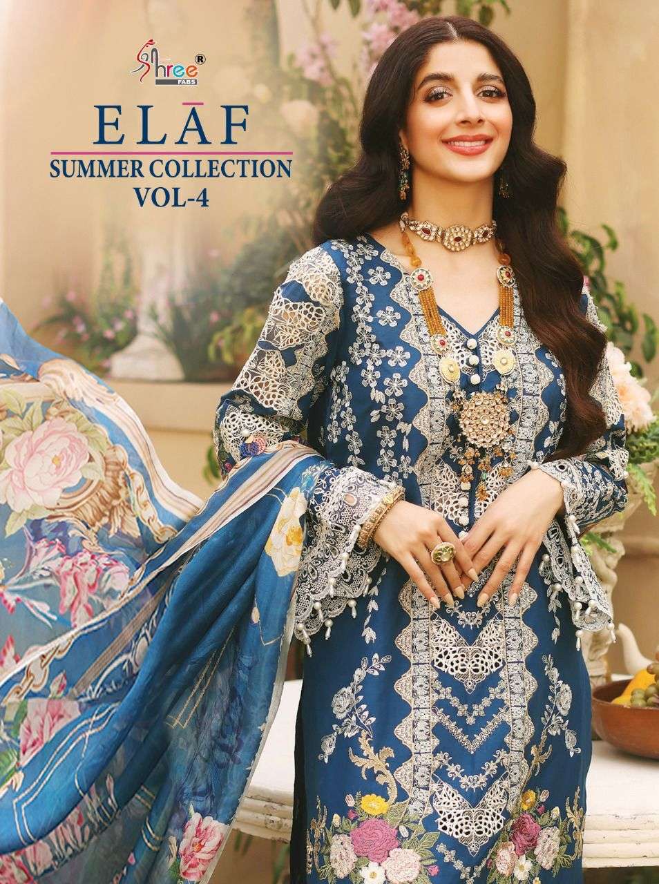 shree fabs elaf summer collection vol 4 cotton pakistani dresses