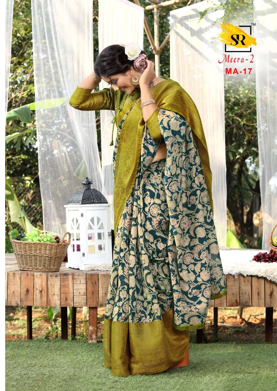 sr meeras hit collections elegant look fancy saris buy online at best rates 