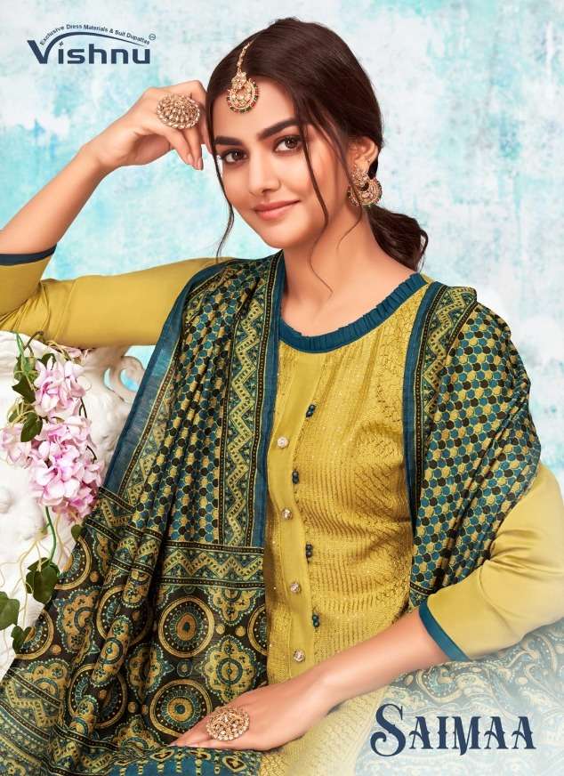 vishnu impex saimaa heavy gadwal ladies dress materials