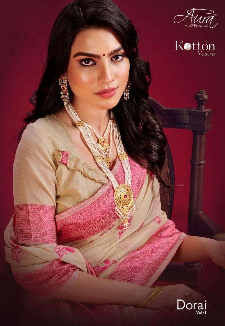 aura dorai vol 1 by kotton vastra fancy sarees