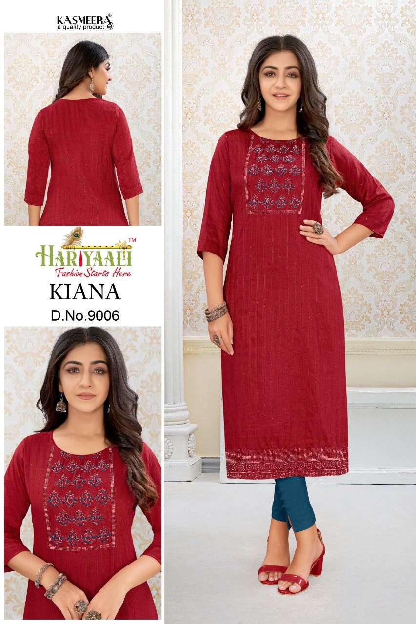 hariyaali kiana simple fancy kurti seller 