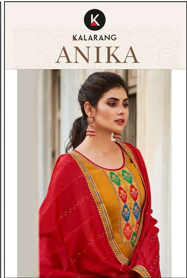 kalarang anika straight salwar kameez design 