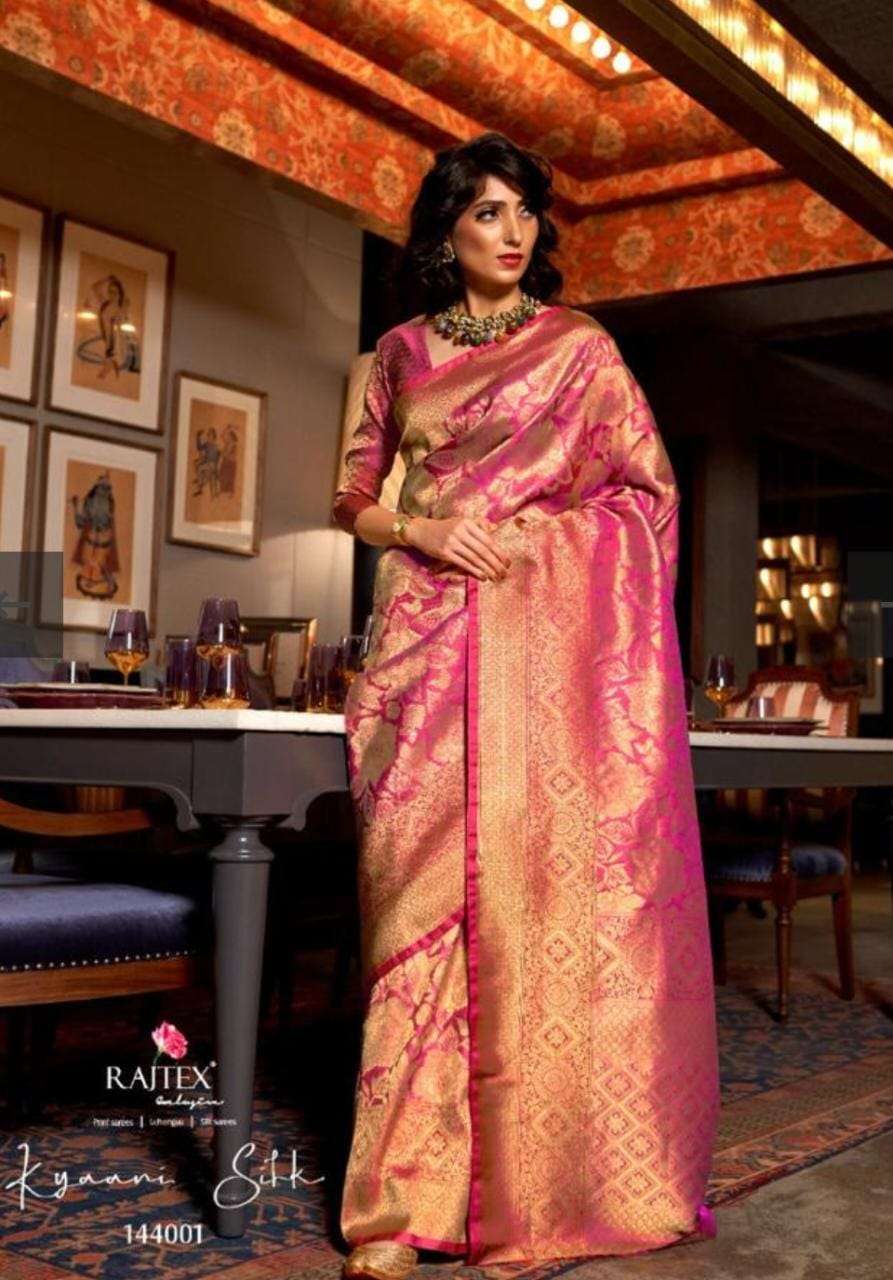 rajtex kyaani silk 144001 design nylon silk saris at best rate 