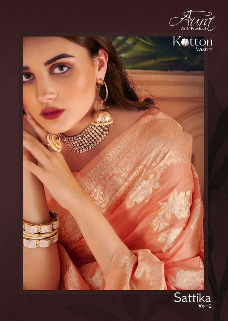 sattika vol 2 by aura kotton vastra traditional wear fancy sarees