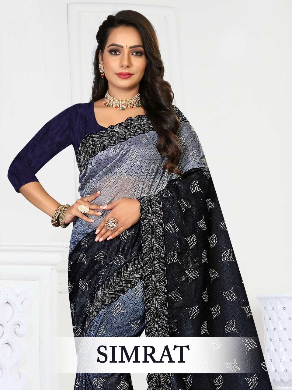 Simrat by ranjna saree lycra bollywood style designer saree collecton 