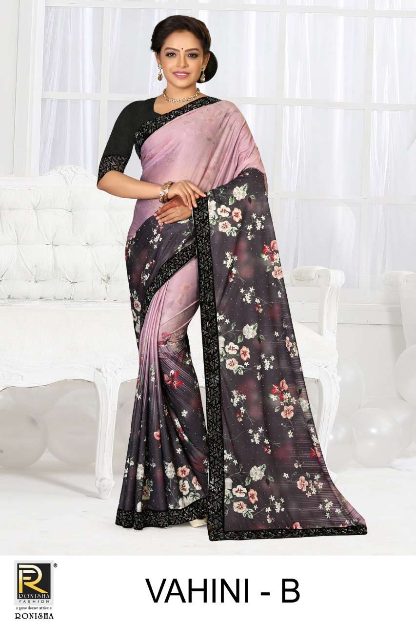 vahini by ranjna saree lycra digital print party wear saree collction