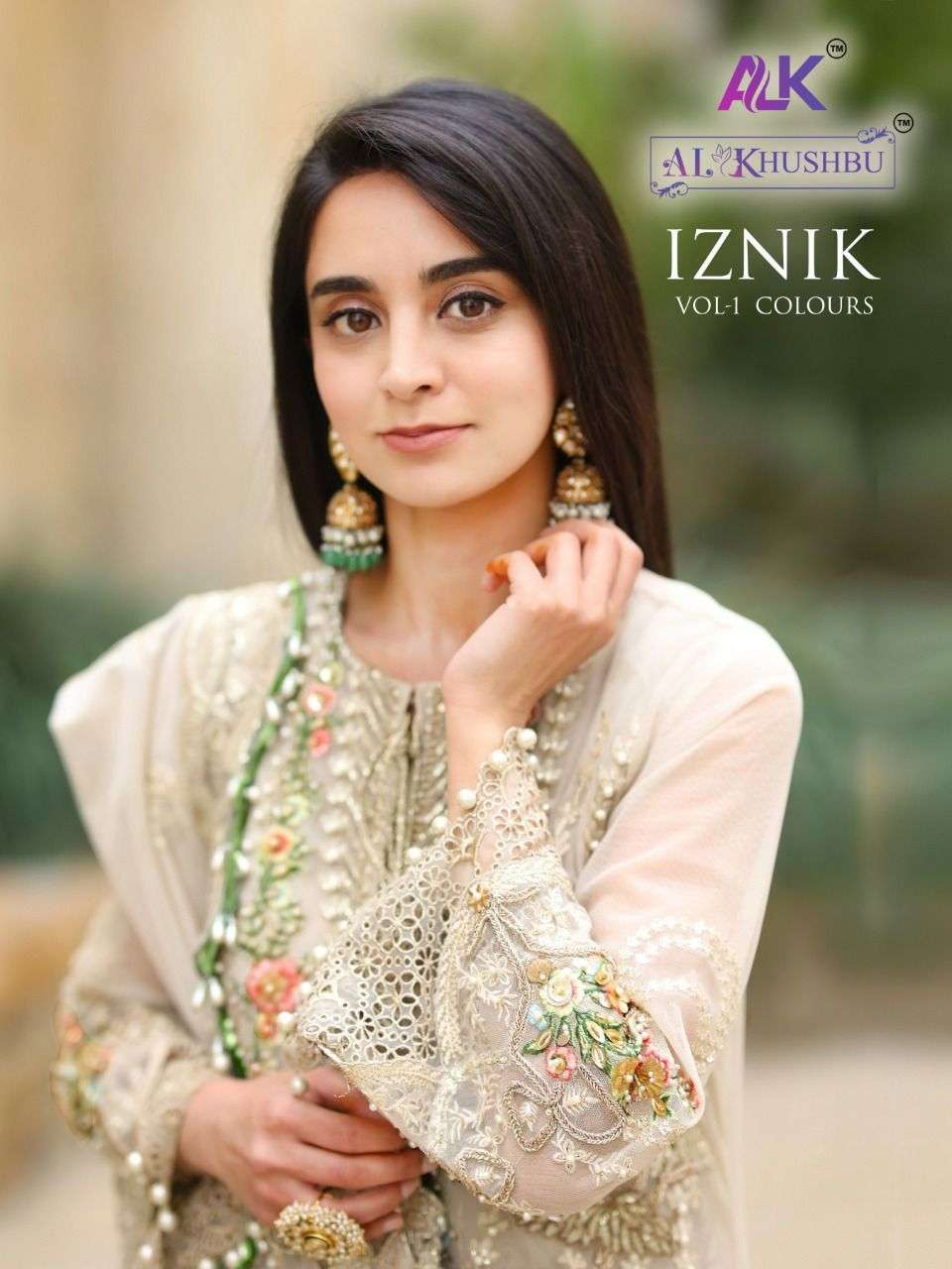 al khushbu iznik vol 1 georgette pakistani suits