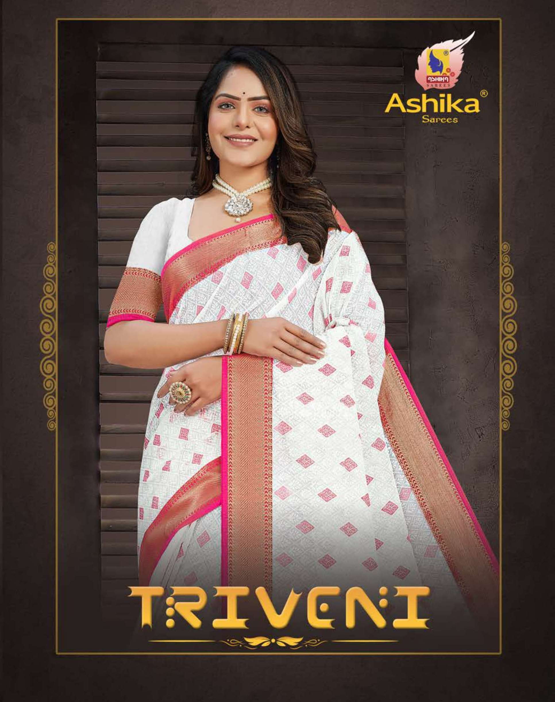 ashika sarees triveni cotton white sarees wholesale store 