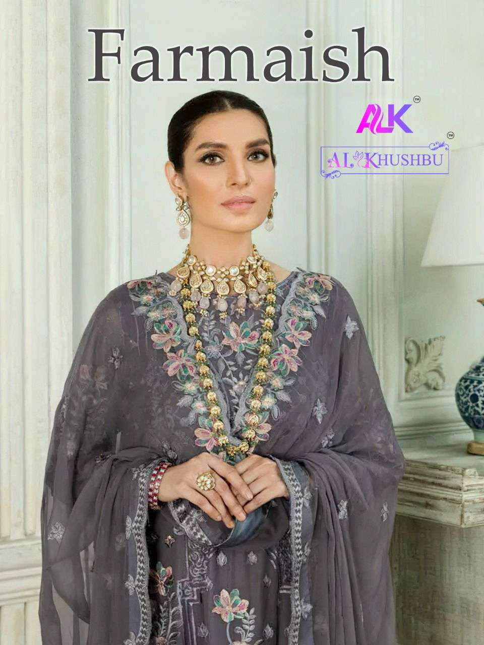 farmaish vol 1 by al khushbu georgette pakistani dresses