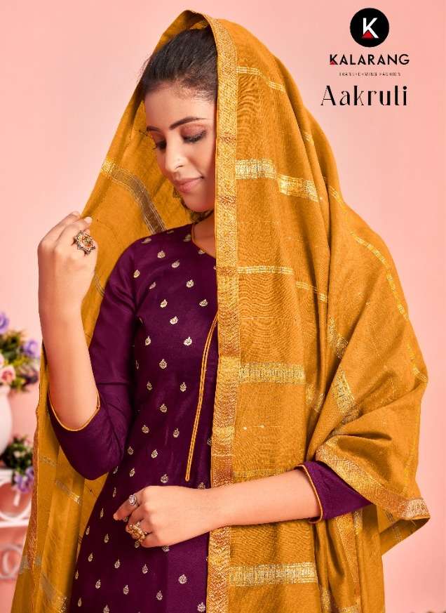 kalarang aakruti muslin unstitched ladies suits 