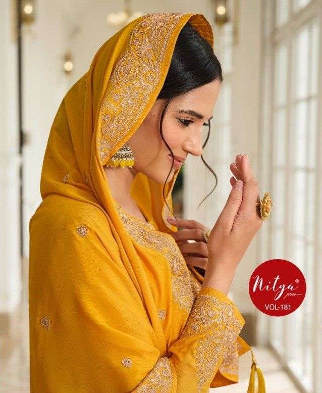 lt nitya vol 181 linen silk designer indian fancy suits