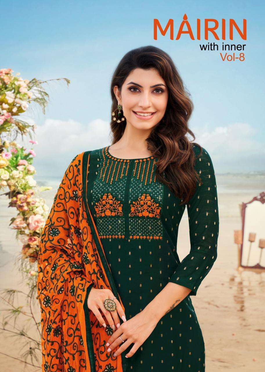 mairin vol 8 by artio unstitched dresses at wholesale price 