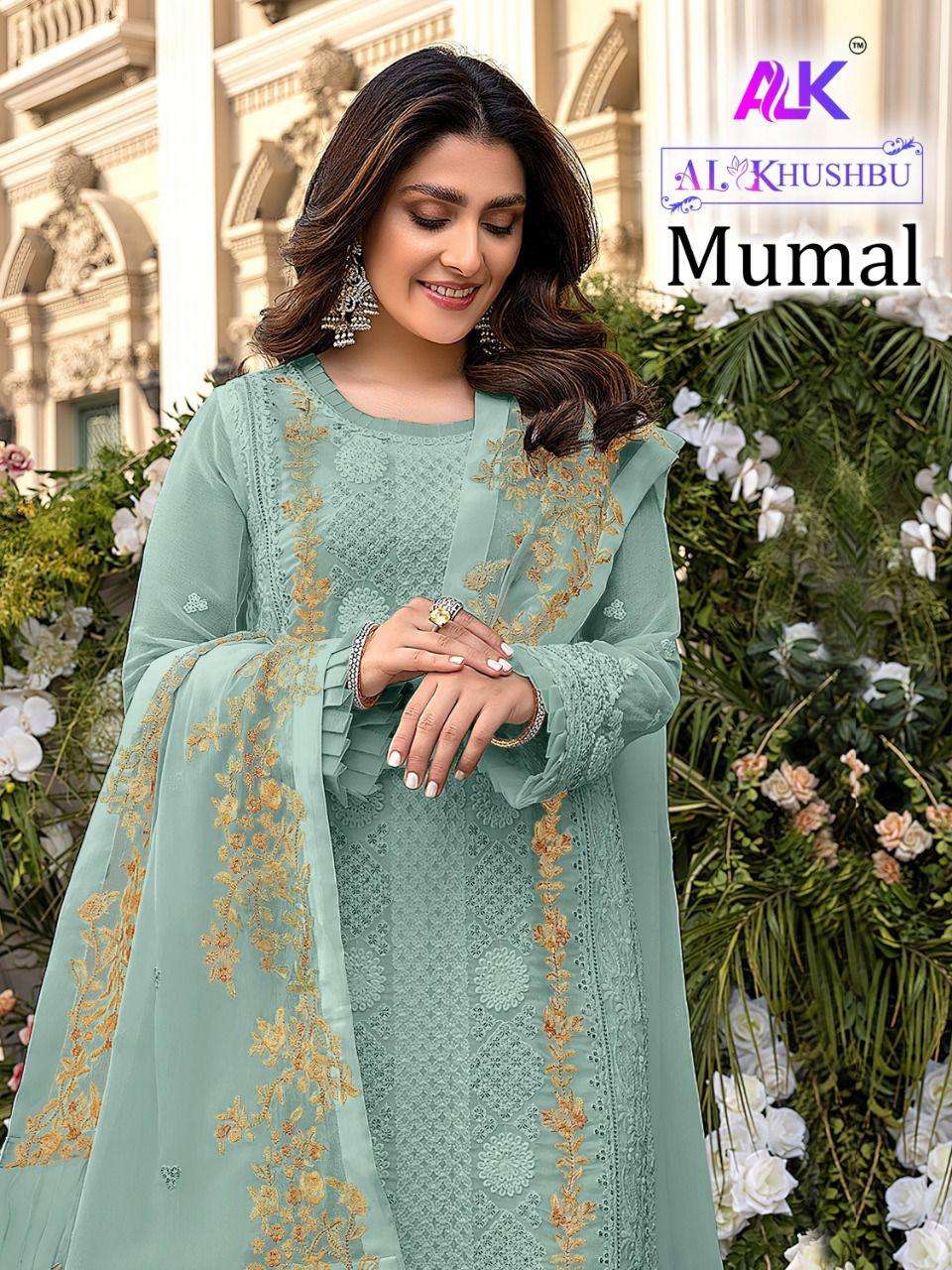 mumal vol 1 by al khushbu georgette pakistani dresses