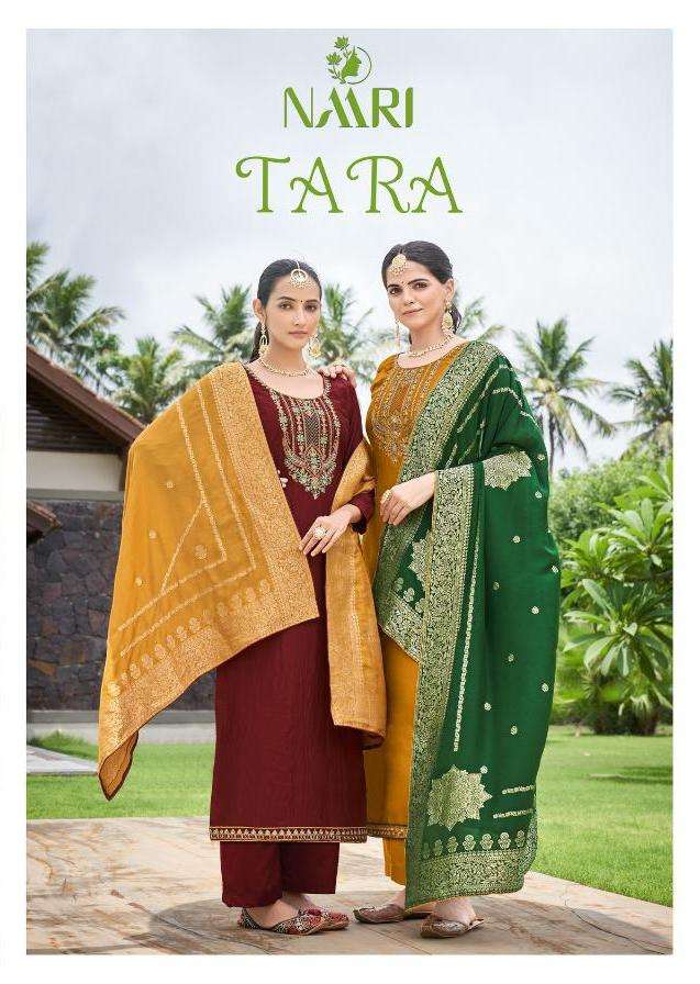 naari present tara silk designer fancy suits