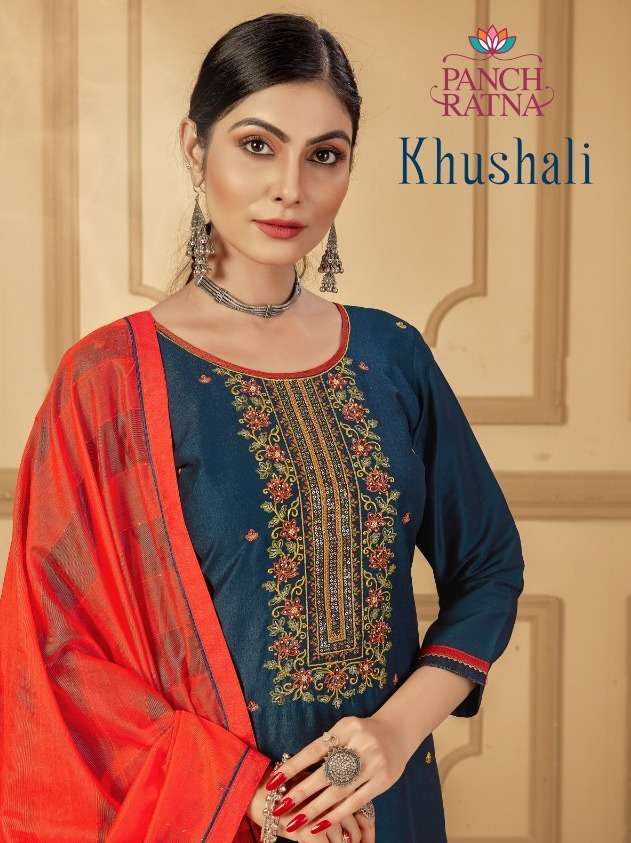 panch ratna khushali fancy ladies suits 