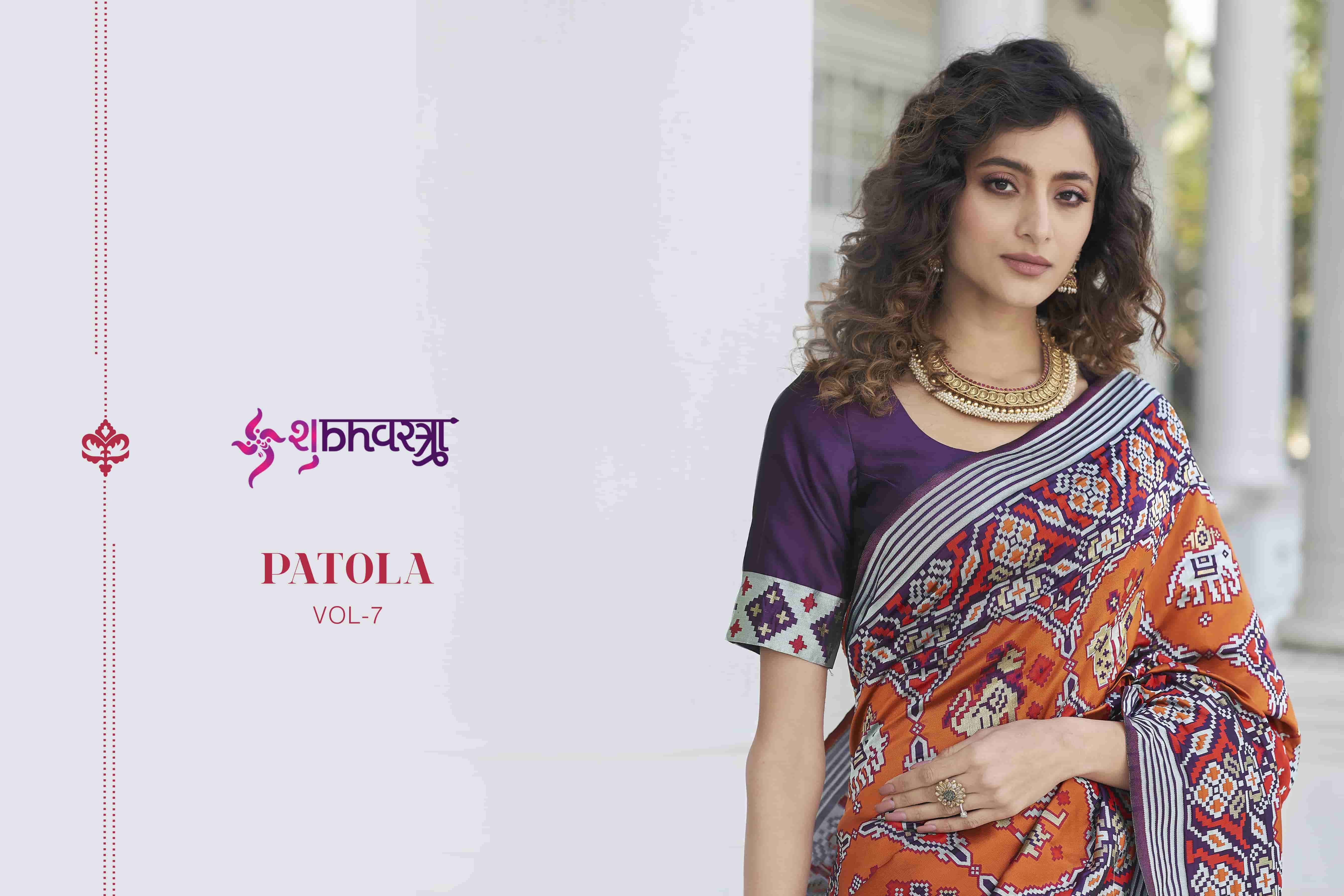 SHUBH VASTRA Patola Vol 7 Designer Banarasi Silk Saree Collection