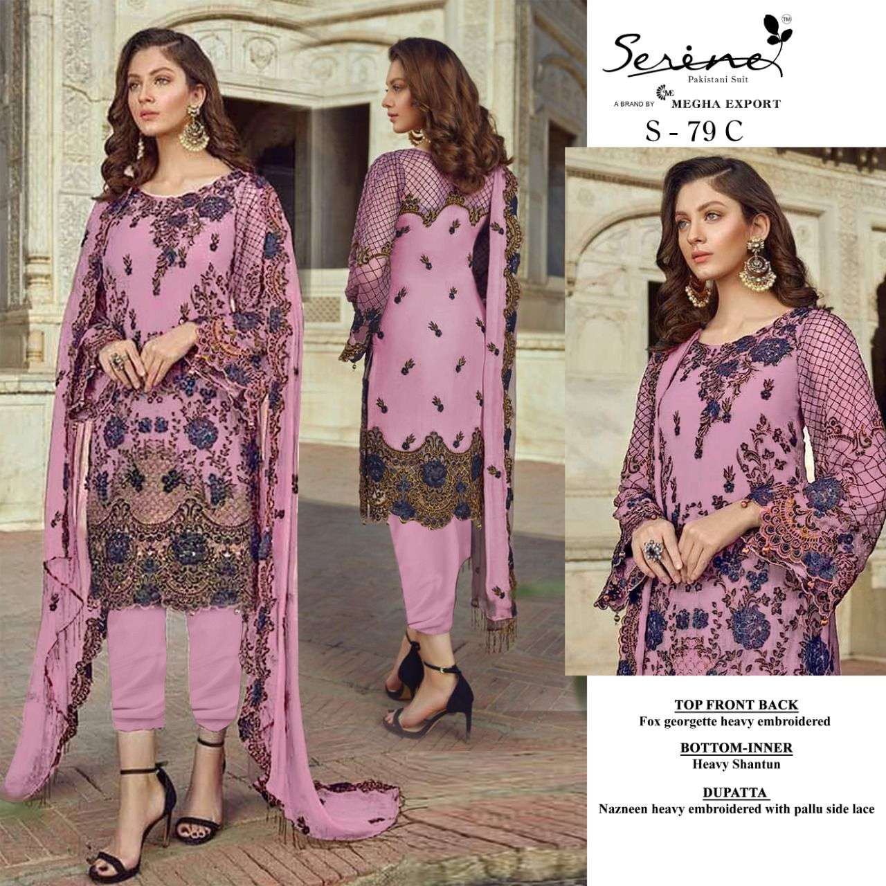 serine s 79 by megha exports pakistani dresses wholesale 