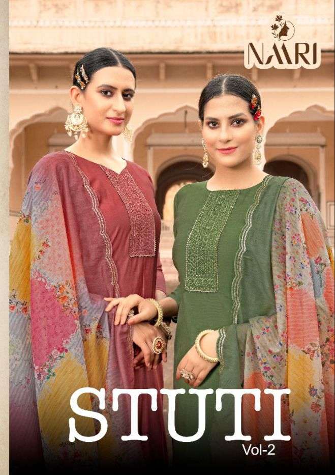 stuti vol 2 by naari pure silk fancy dress materials