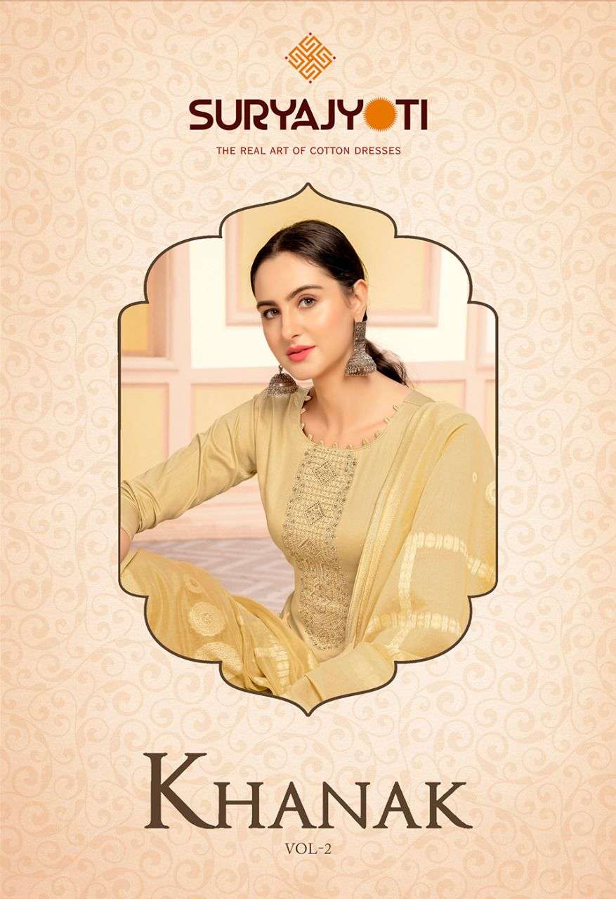 suryajyoti khanak vol 2 jaam satin dress materials 