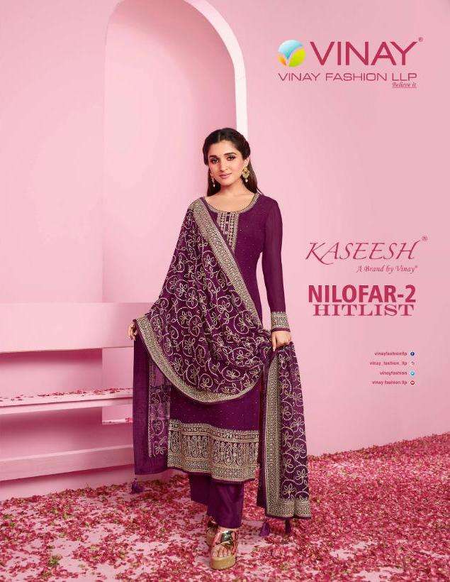 vinay nilofar 2 hitlist georgette embroidery salwar kameez