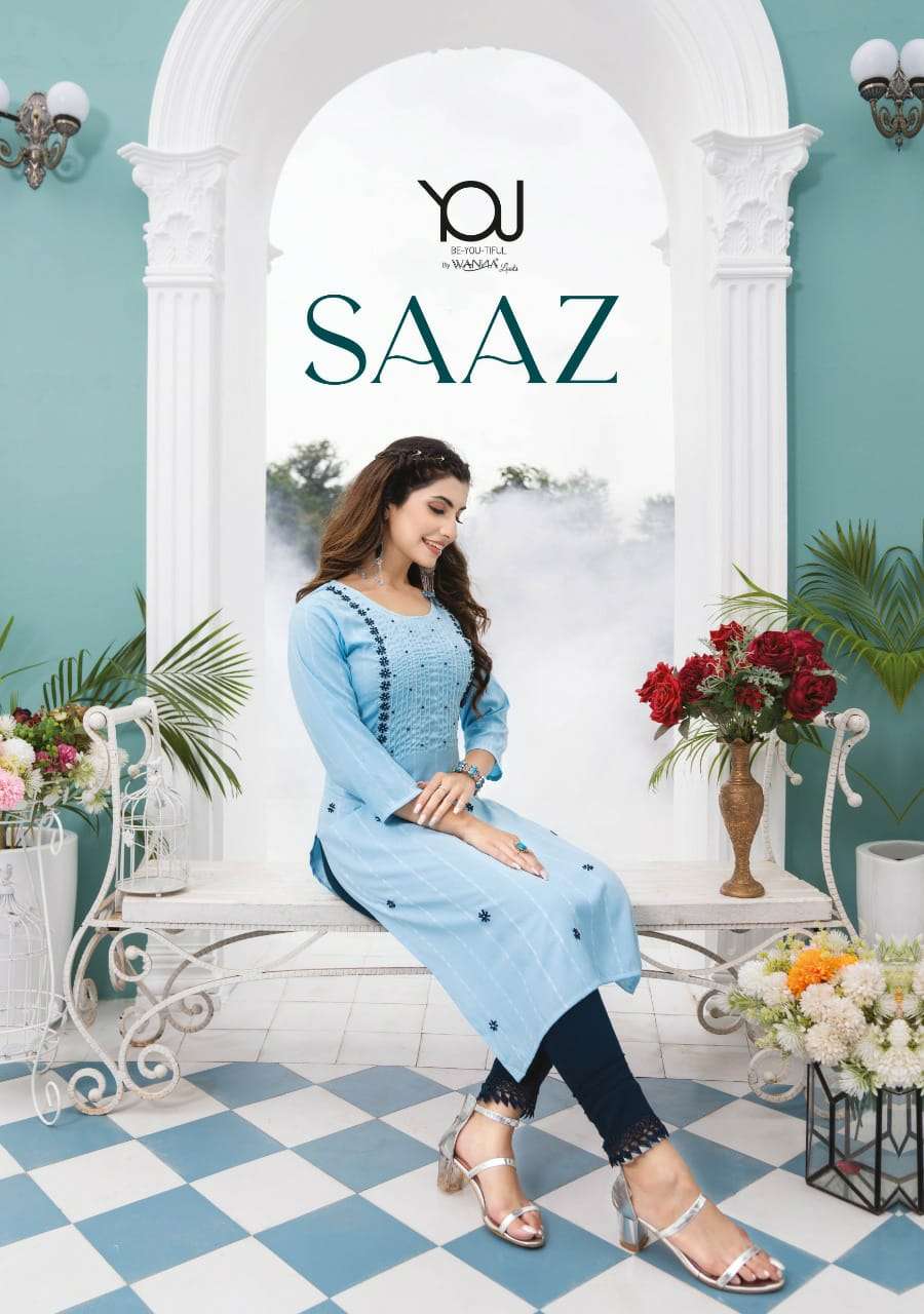 wanna saaz vol 2 designer handwork kurti with pant collection