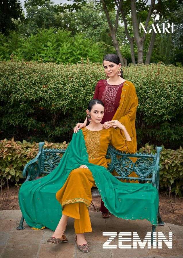 zemin by naari pure silk fancy dresses supplier