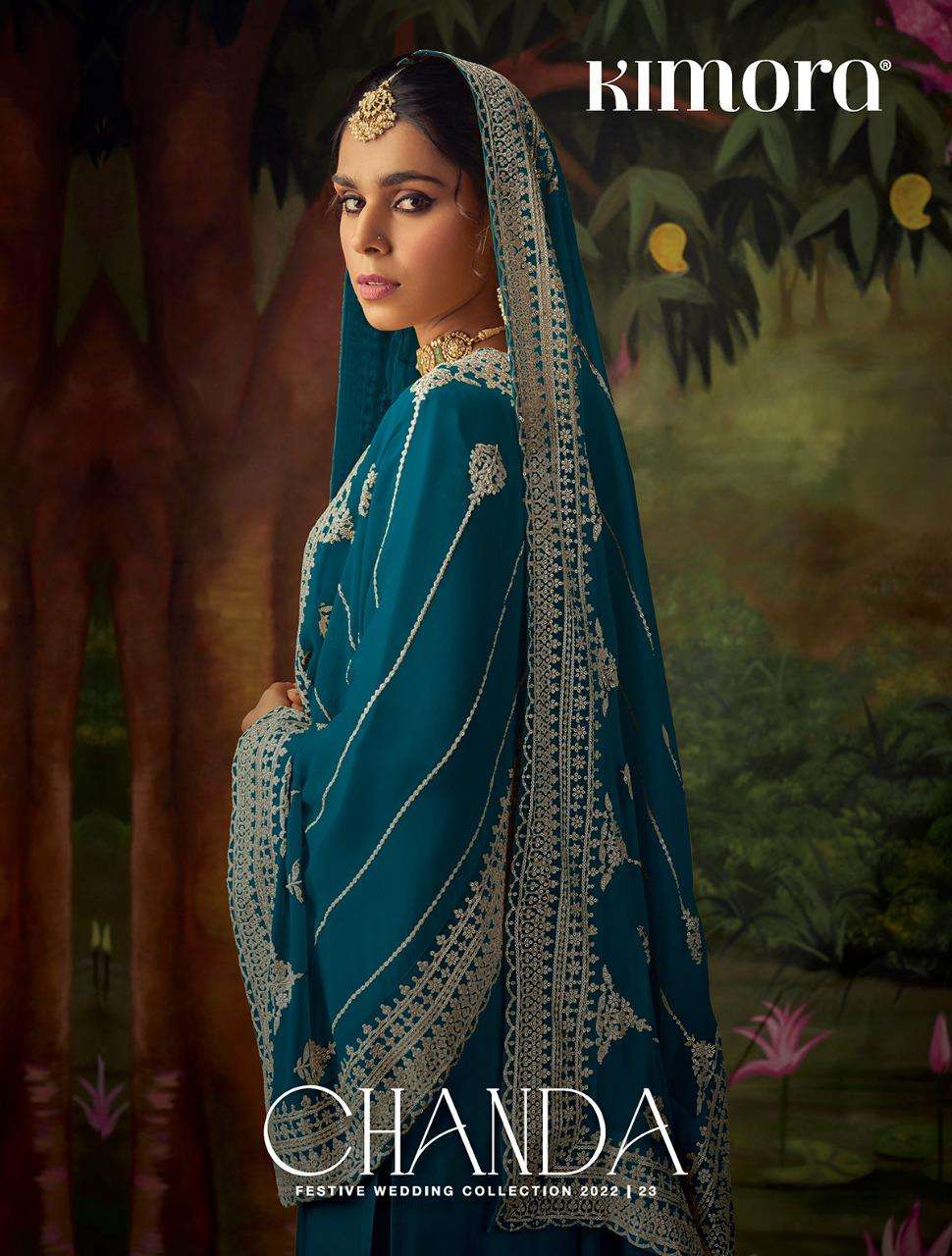 chanda by kimora silk embroidery beautiful salwar kameez designs