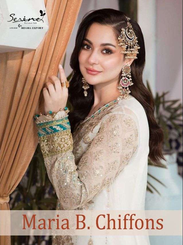 maria b chiffons by megha exports georgette pakistani dresses