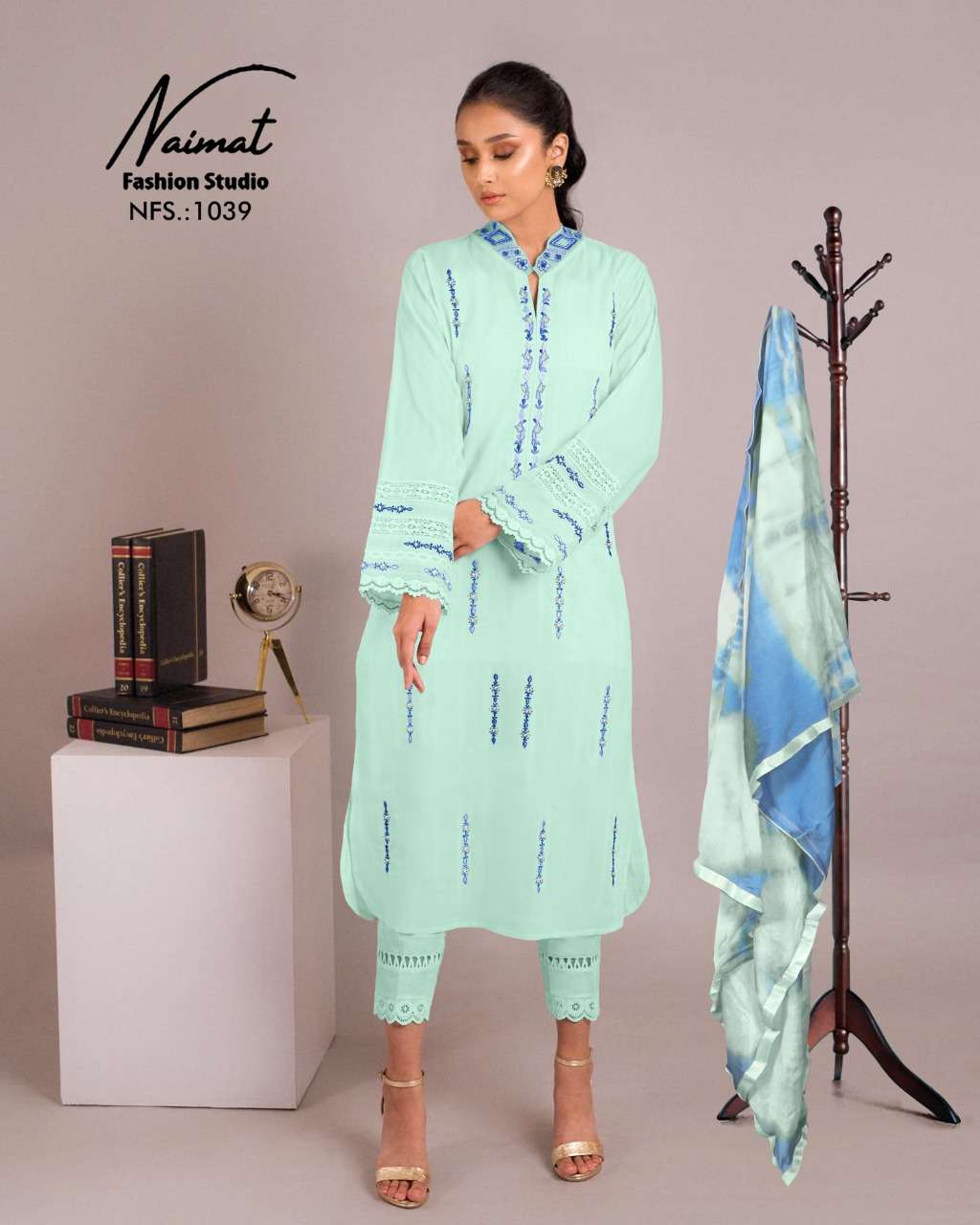 nfs 1039 by naimat georgette pakistani readymade suits