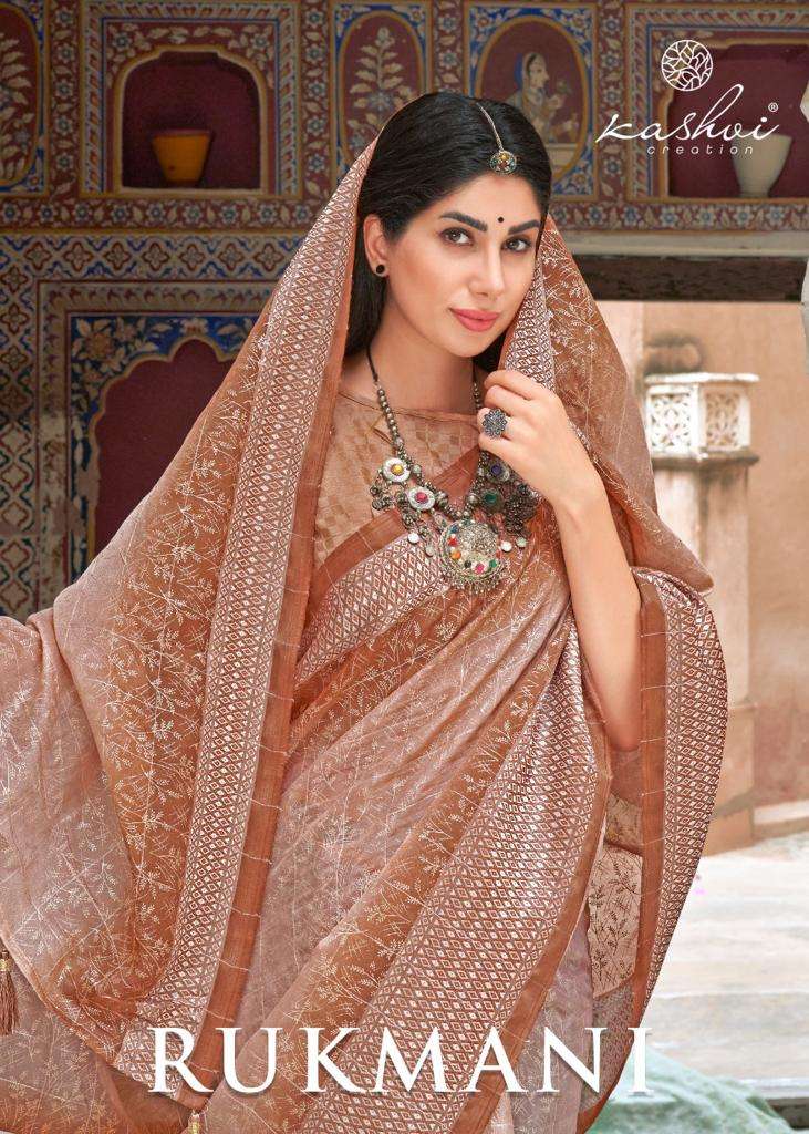 rukmani by kashvi creation tissue silk designer saree wholesale at kc