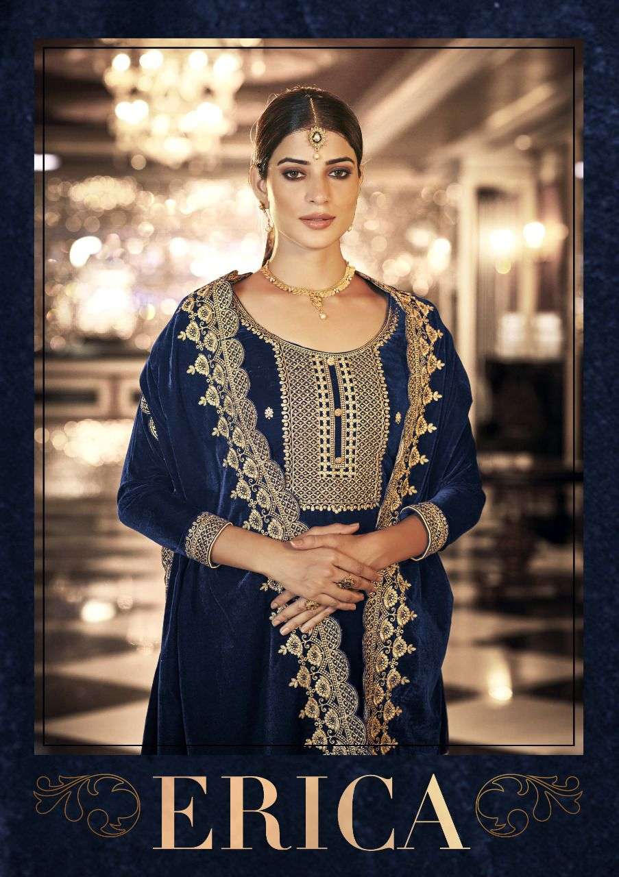 sargam erica velvet winter salwar kameez catalog 