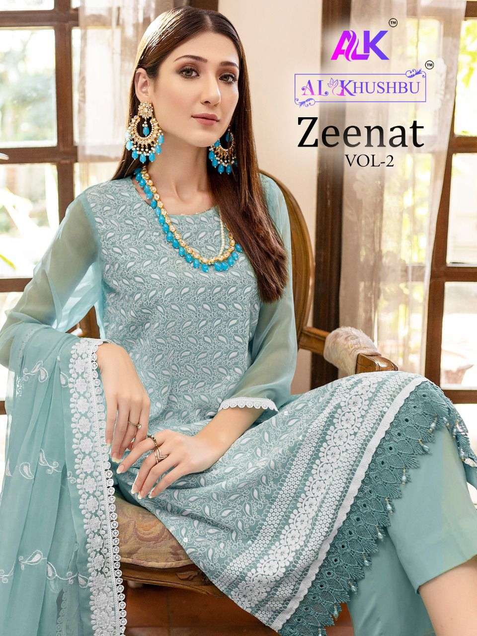 al khushbu zeenat vol 2 georgette embroidery pakistani dresses