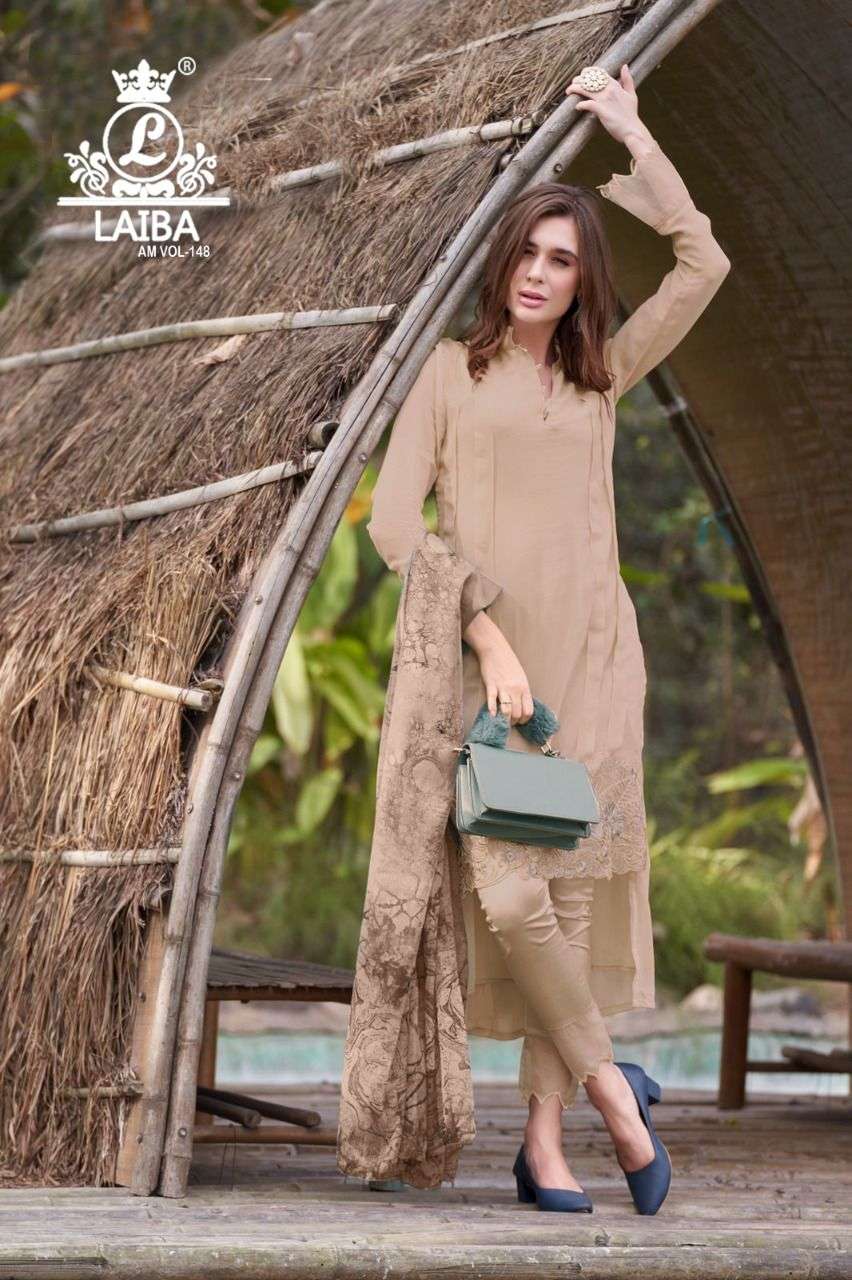 am vol 148 by laiba designer georgette pakistani suits