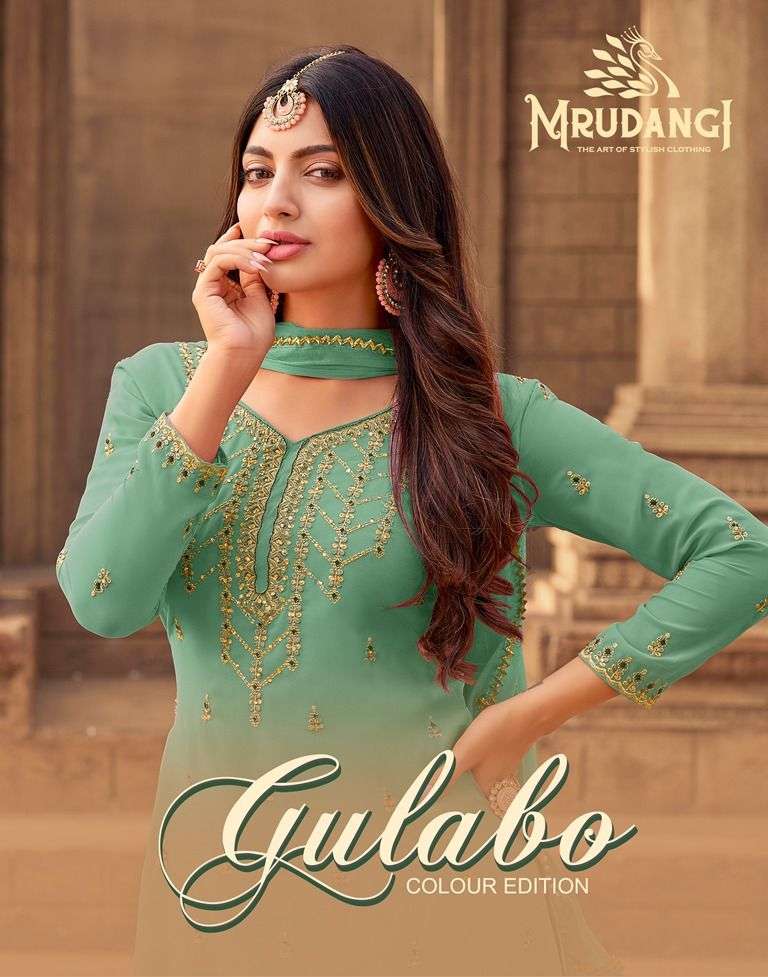 gulabo 2011 colours by mrudangi georgette designer fancy suits