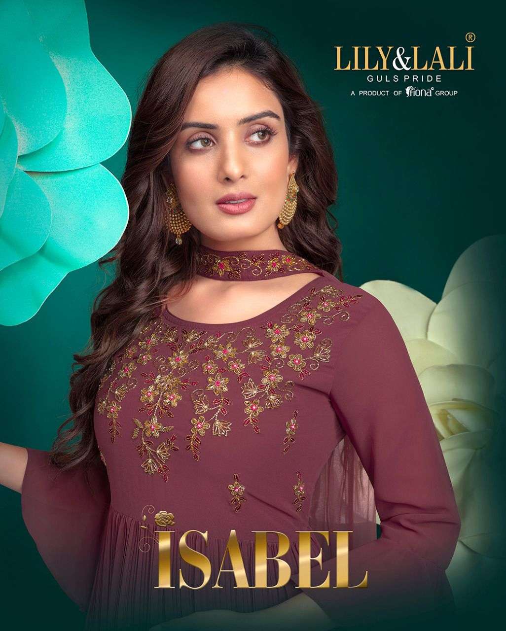 isabel by lily & lali exclusive readymade kurti with garara & dupatta set