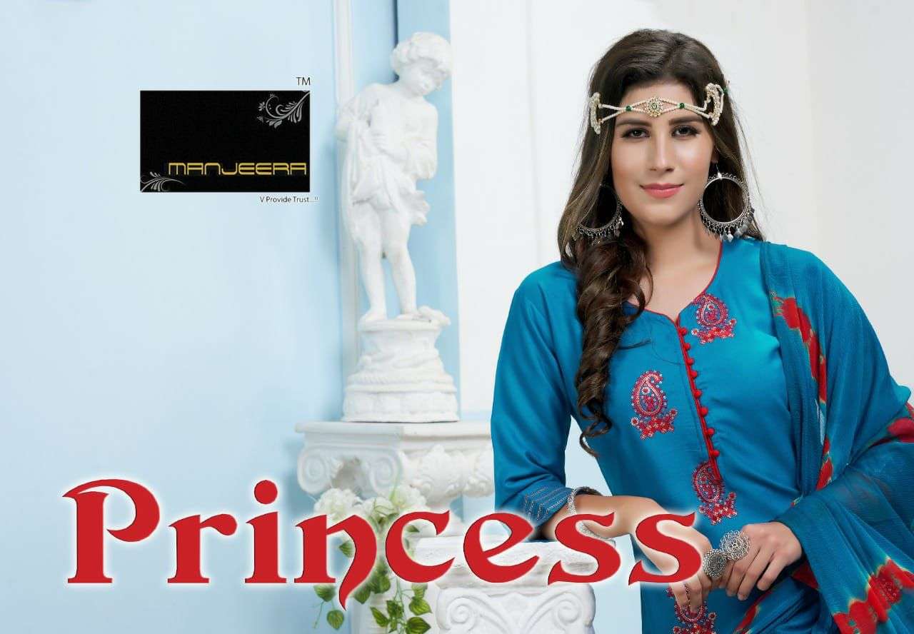 MANJEERA PRINCESS  RAYON READYMADE SUIT CATALOG WHOLESALER BEST RATE