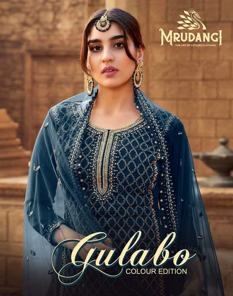 mrudangi gulabo 2012 colours premium sharara suit collection