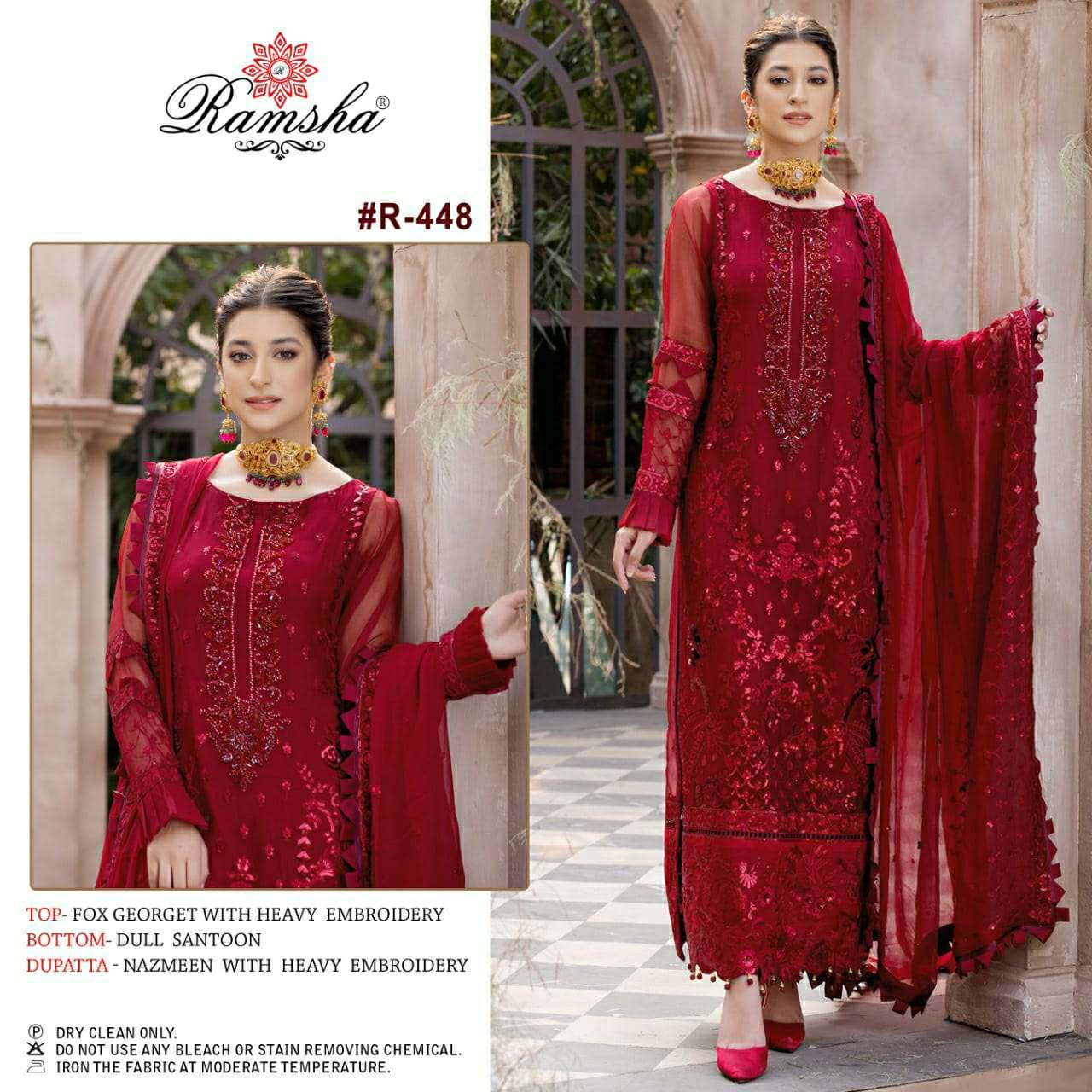 ramsha r 448 single pakistani design at best company price 