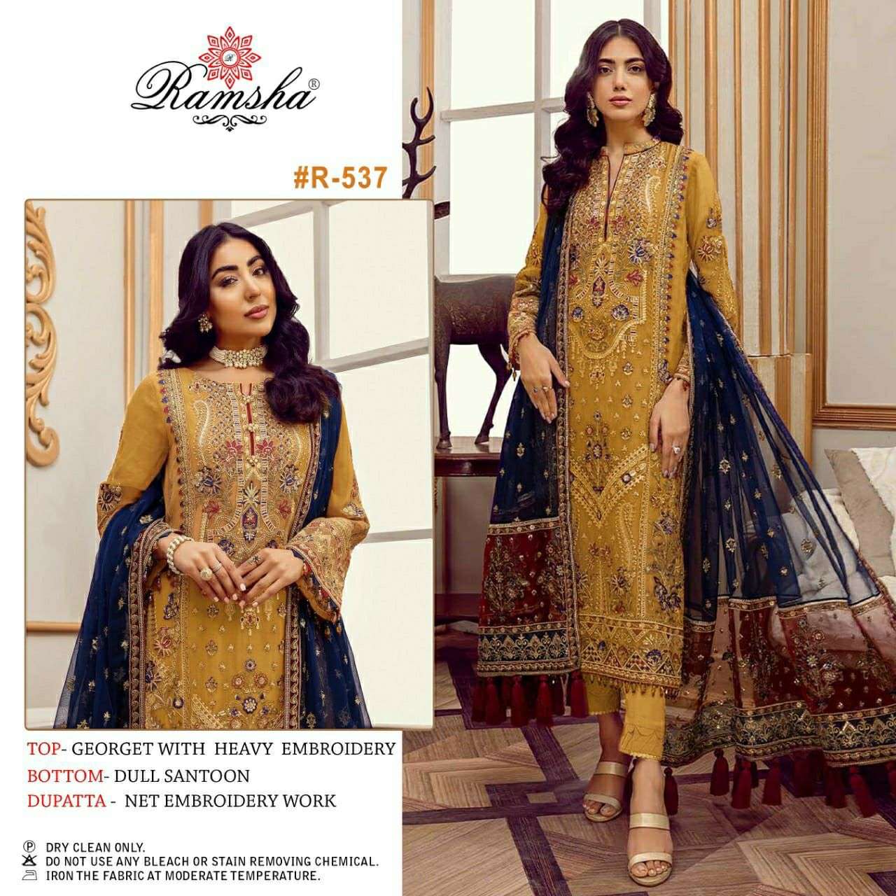 ramsha r 537 design pakistani suit in surat 