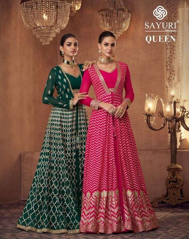 sayuri queen 3 piece set of designs exclusive readymade trendy collection dress