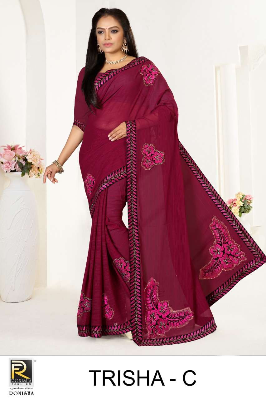 Trisha by ranjna saree traditional wear designer saree collction online shop 