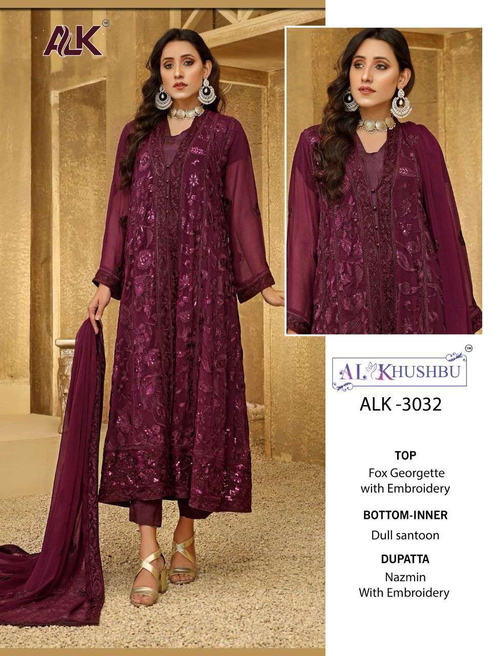 alk 3032 design single super hit design pakistani dress 