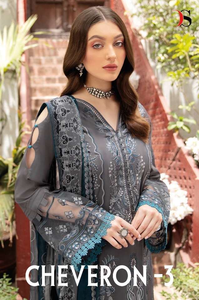 deepsy cheveron vol 3 cotton pakistani fancy suit