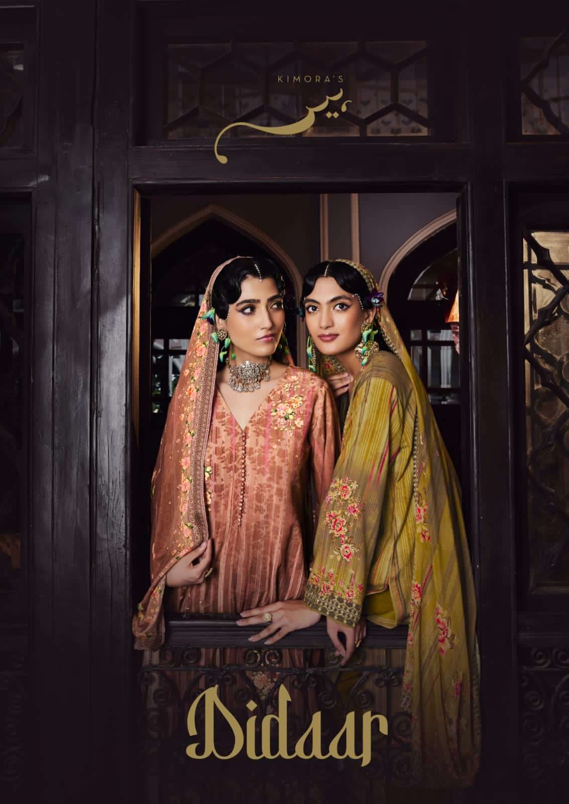 didaar by kimora maslin silk handwork classy elegant salwar kameez