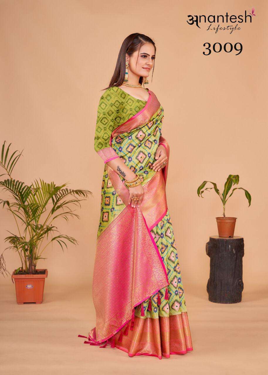 kalamkari pattu silk vol 2 by anantesh digital printed saree with rich pallu