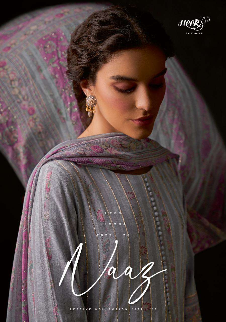 naaz by kimora pure maslin silk digital printed work exclusive salwar kameez