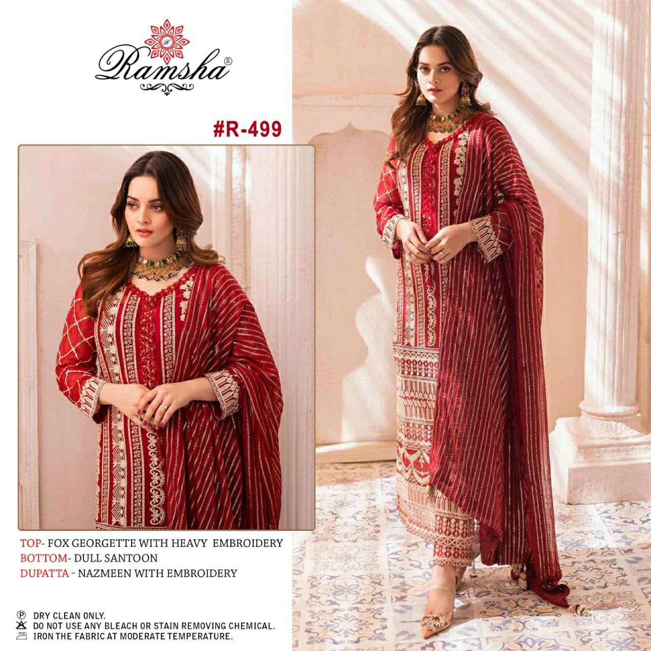 ramsha r 499 single hit pakistani designer wholesaler