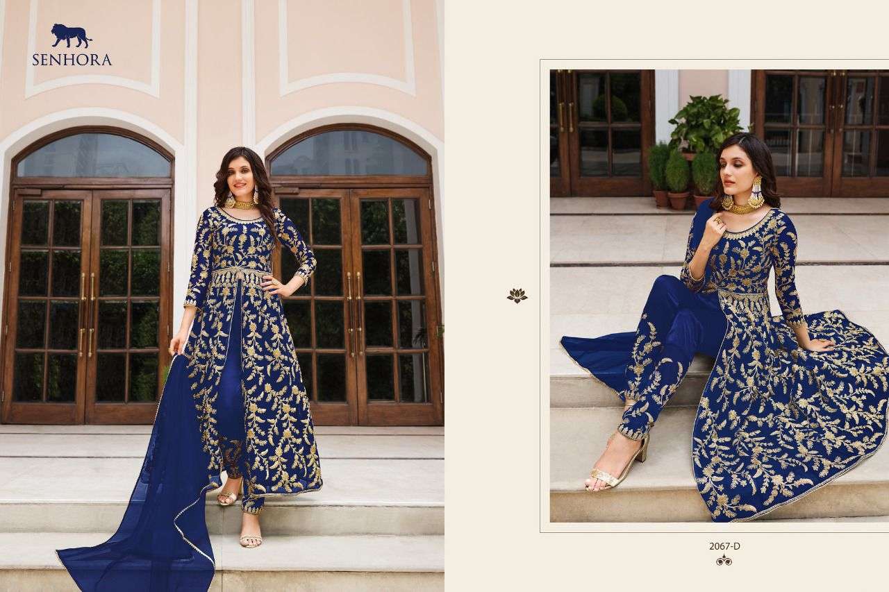 senhora sharmin 2067 colour exclusive designer fancy dresses