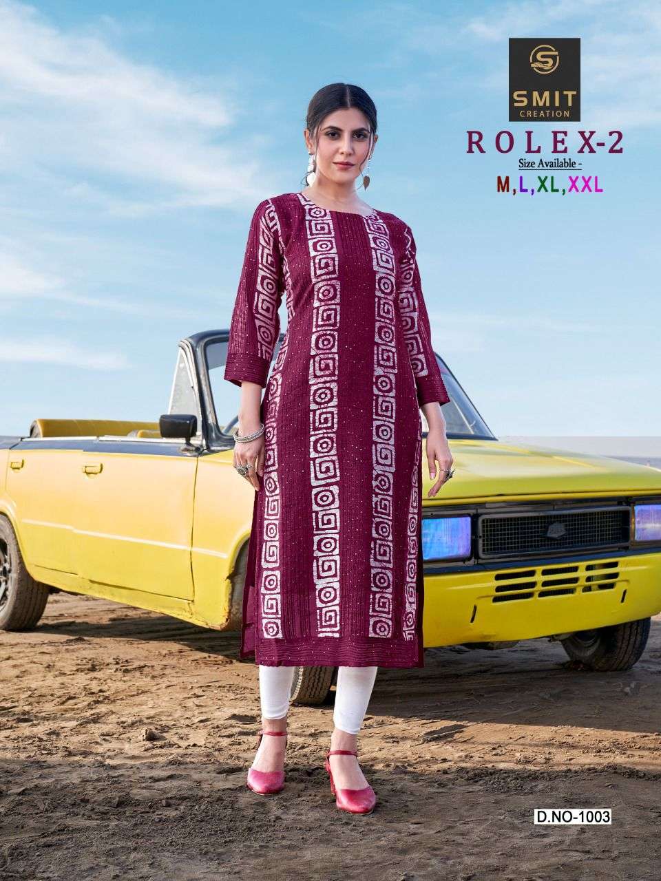 smit creation rolex vol 2 by poonam chanderi daily wear straight kurti