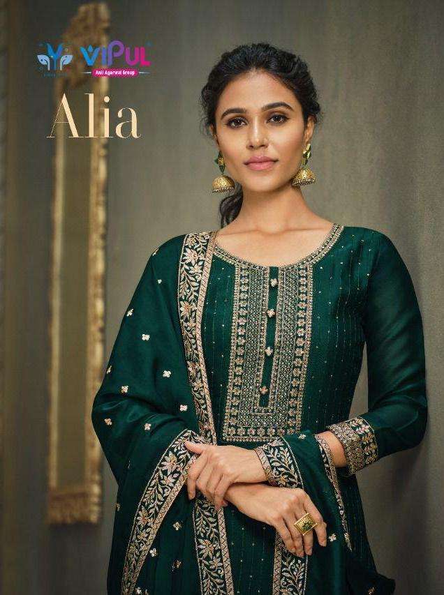 vipul alia georgette handwork designer suit supplier